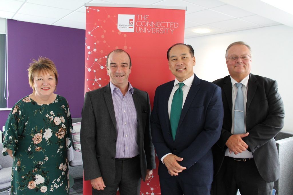 Dr. Seah Visits Staffordshire University to Deepen Partnership