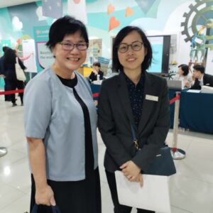 Ms Chong Su Li, Cambridge Country Manager informs the college when there are awards recipients from DISTED College